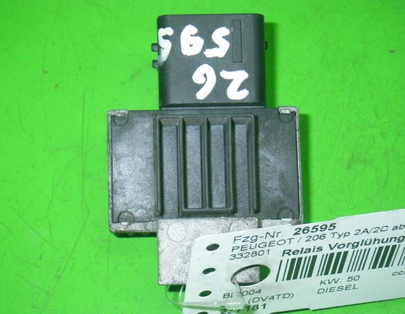 Glow Plug Relay Preheating PEUGEOT 206 Schrägheck (2A/C), AUDI 80 Avant (8C5, B4)