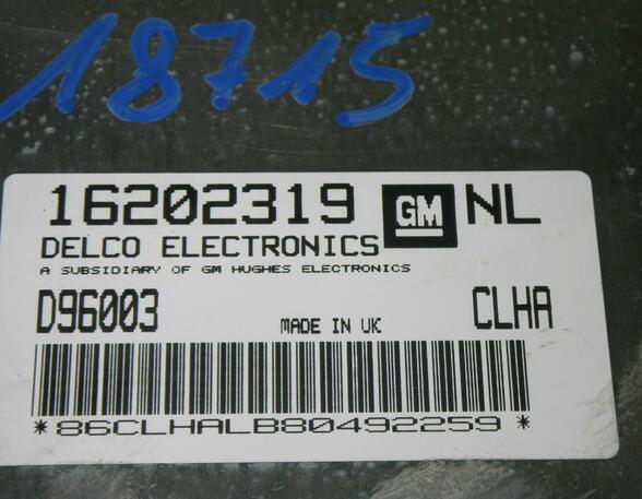 Controller OPEL Vectra B (J96), OPEL Vectra B CC (38)
