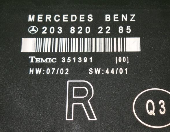 Regeleenheid MERCEDES-BENZ C-Klasse (W203), MERCEDES-BENZ C-Klasse T-Model (S203)