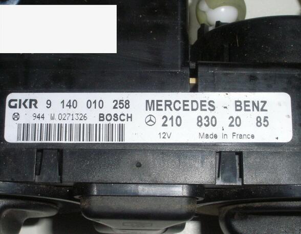 Bedieningselement verwarming & ventilatie MERCEDES-BENZ E-Klasse T-Model (S210), MERCEDES-BENZ C-Klasse (W202)