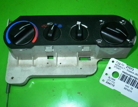 Heating & Ventilation Control Assembly RENAULT Espace II (J/S63)