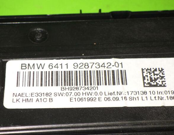 Heating & Ventilation Control Assembly BMW 3er (F30, F80)