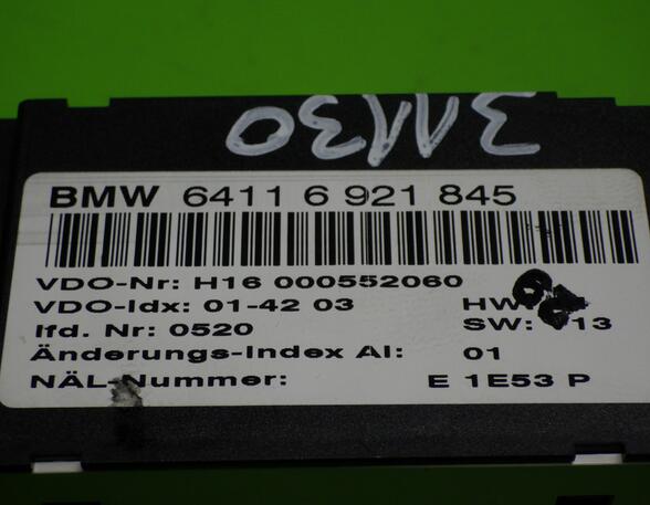 Heating & Ventilation Control Assembly BMW 3er Compact (E46)