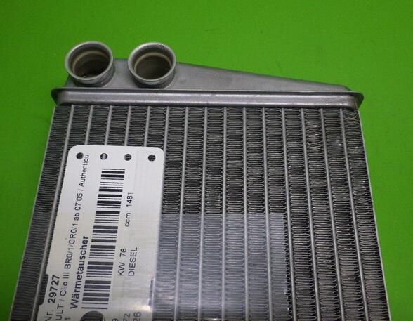 Heater Core Radiator RENAULT Clio III (BR0/1, CR0/1)