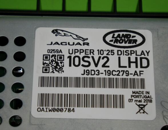 On Board Computer Display JAGUAR I-Pace (X590)