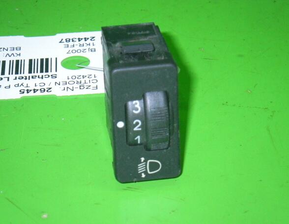 Headlight Height Adjustment Switch CITROËN C1 (PM, PN)