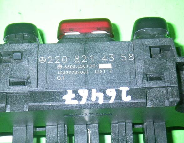 Hazard Warning Light Switch MERCEDES-BENZ S-Klasse (W220)