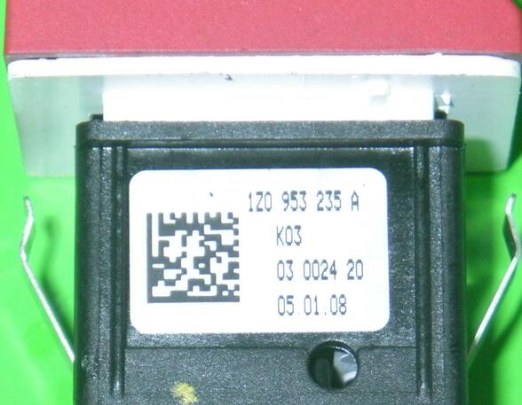 Hazard Warning Light Switch SKODA Octavia II Combi (1Z5)