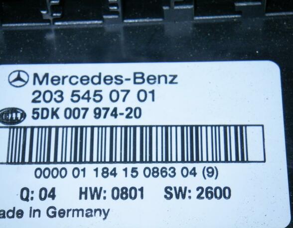 Fuse Box Cover MERCEDES-BENZ C-Klasse Coupe (CL203)