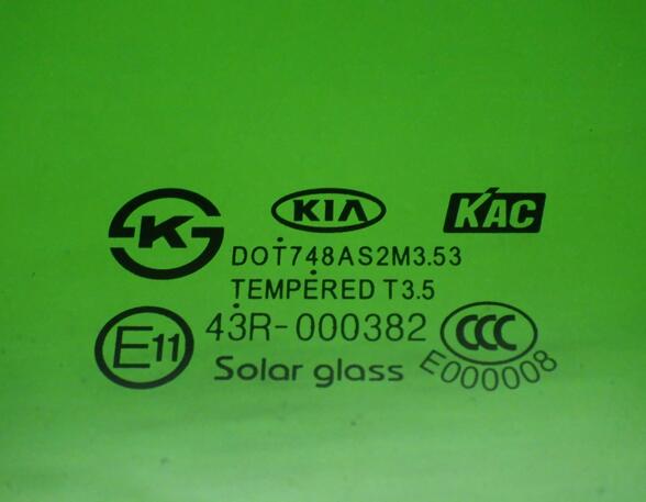 Door Glass KIA Rio III (UB)