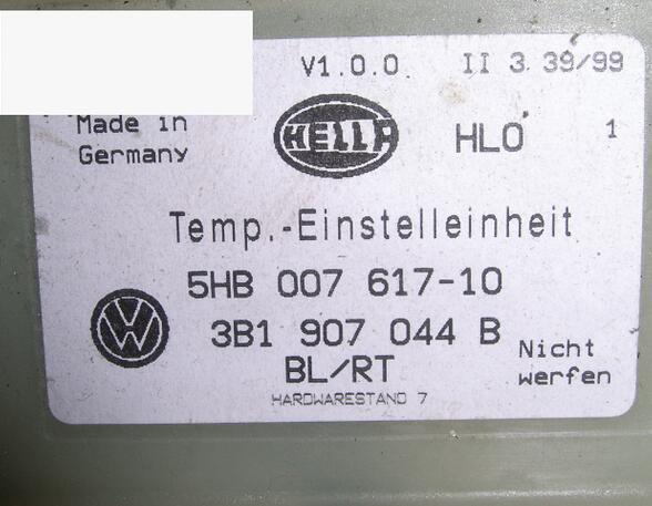 Air Conditioning Control Unit VW Passat Variant (3B5), VW Passat (3B2)