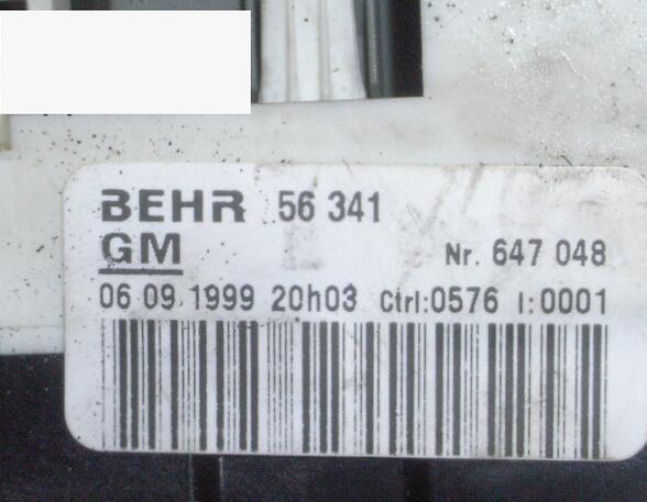 Bedieningselement airconditioning OPEL Astra G CC (F08, F48)
