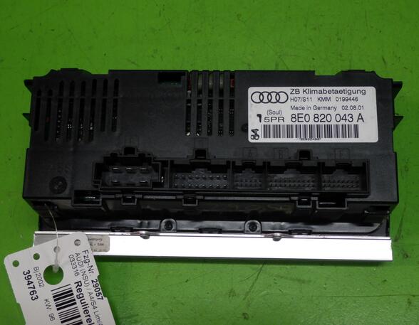 Air Conditioning Control Unit AUDI A4 Avant (8E5, B6), AUDI A4 (8E2)