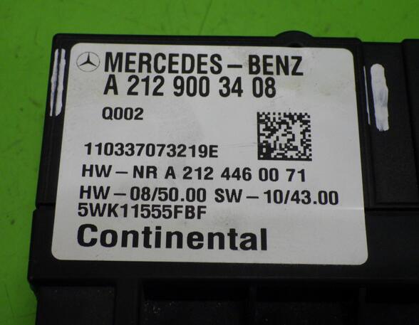 Fuel Injection Control Unit MERCEDES-BENZ C-Klasse Coupe (C204)