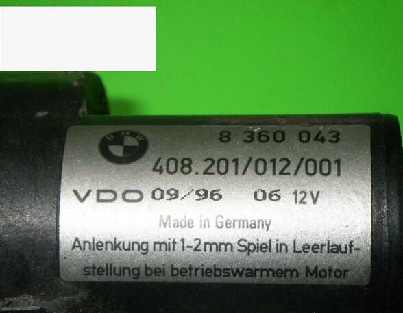 Throttle Position Sensor (Accelerator Pedal Sensor) BMW 3er Compact (E36)