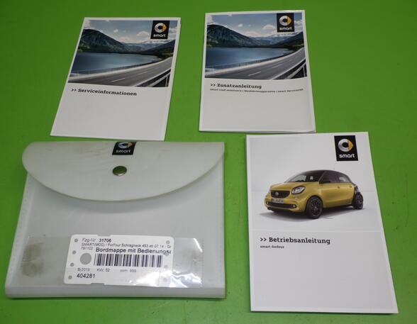Operation manual SMART Forfour Schrägheck (453)