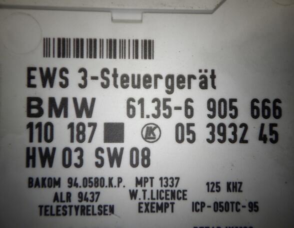 Immobilizer control unit BMW 5er Touring (E39), BMW 3er Touring (E46)