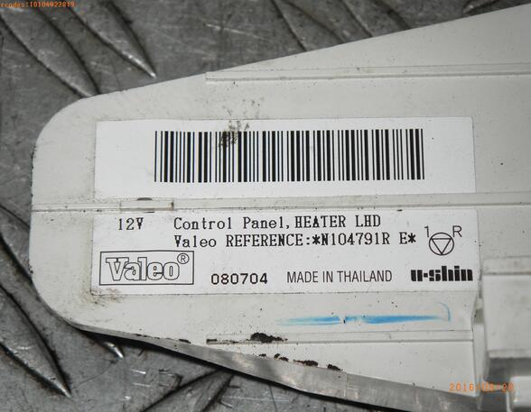 Heating & Ventilation Control Assembly NISSAN MICRA III (K12)