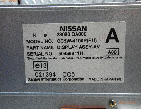 Bordcomputer Display NISSAN Primera Traveller (WP12) 138765 km