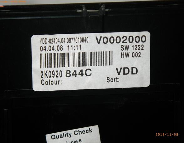 Aanwijsinstrument VW CADDY III Kombi (2KB, 2KJ, 2CB, 2CJ)