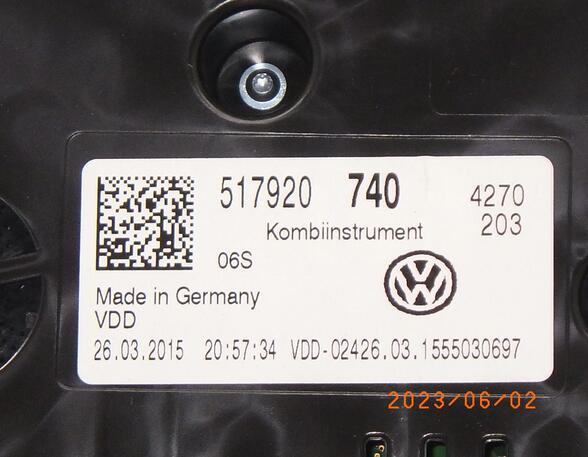 5334635 Instrumentenkombination VW Golf Sportsvan (AM) A2C91434701