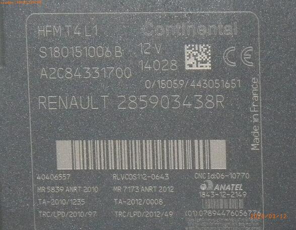 Ignition Lock Cylinder RENAULT CLIO IV (BH_), RENAULT CLIO III (BR0/1, CR0/1), RENAULT CLIO II (BB_, CB_)