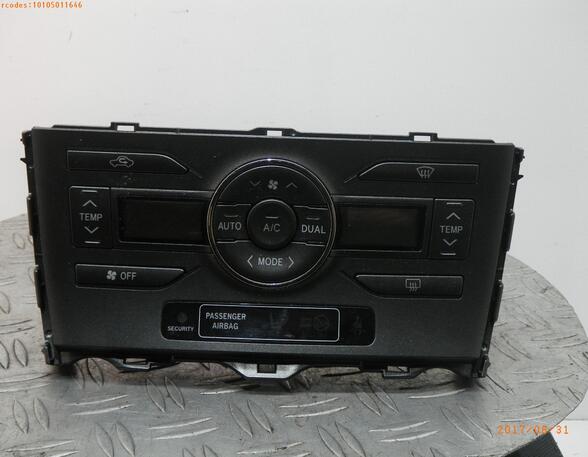 Air Conditioning Control Unit TOYOTA AURIS (NRE15_, ZZE15_, ADE15_, ZRE15_, NDE15_)