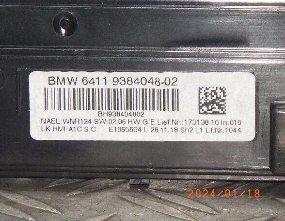 5341044 Bedienelement für Klimaanlage BMW 1er (F20) 64119384048