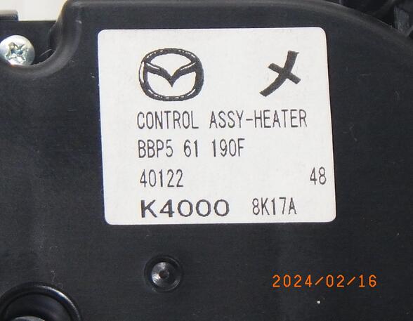 5342214 Bedienelement für Klimaanlage MAZDA 3 (BL) BBP5
