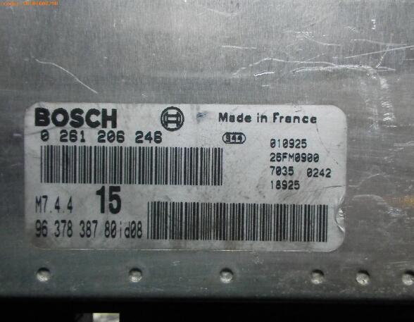 Steuergerät Motor PEUGEOT 106 II (1) 1.1 44 kW 0261206246 Bosch