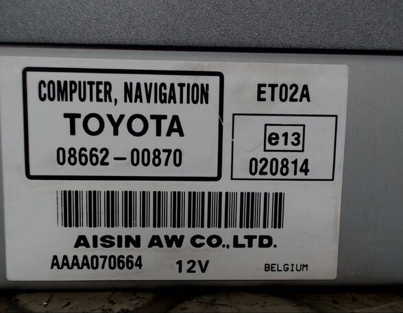 NAVIGATIONSSYSTEM DVD / NAVIRECHNER (Armaturenbrett / Mittelkonsole) Toyota Corolla Diesel (E12) 1995 ccm 85 KW 2004>2007