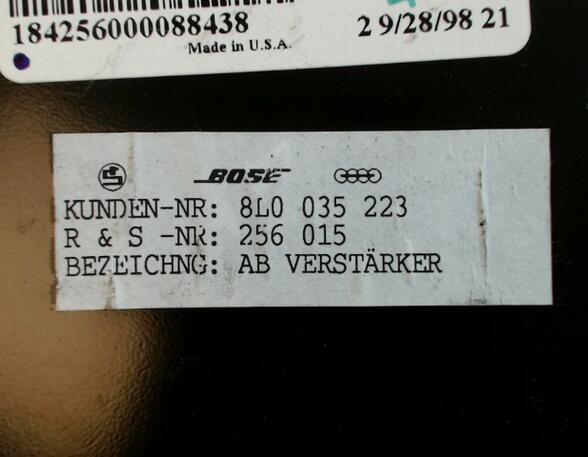 VERSTÄRKER/ ENDSTUFE (Armaturenbrett / Mittelkonsole) Audi Audi A3 Benzin (8L) 1781 ccm 92 KW 1996>2000