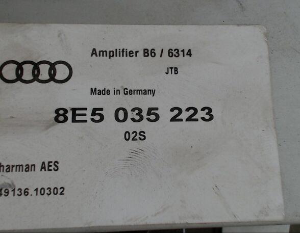 AUDIOVERSTÄRKER (Armaturenbrett / Mittelkonsole) Audi Audi A4 Diesel (8E/8H/QB6) 1896 ccm 96 KW 2000>2003