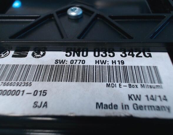 MULTIMEDIA INTERFACE (Armaturenbrett / Mittelkonsole) VW Golf Diesel (5K) 1598 ccm 77 KW 2013>2014