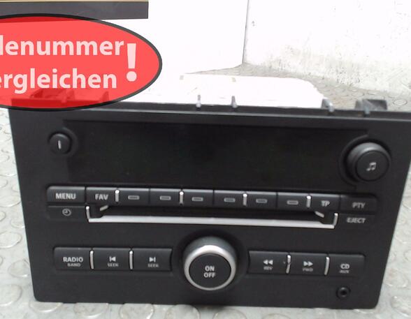 RADIO  (Armaturenbrett / Mittelkonsole) Saab 9-3 Diesel (YS3F) 1910 ccm 110 KW 2007>2010