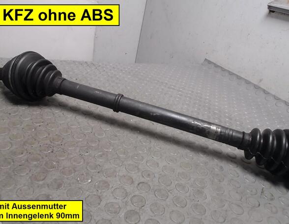 ANTRIEBSWELLE LINKS (AUTOMATIK) (Antriebswelle vorn) Audi Audi 100 Benzin (44) 1760 ccm 66 KW 1988>1989