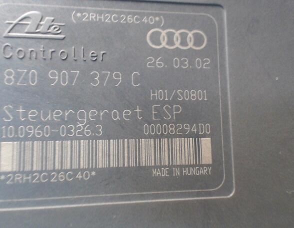 HAUPTBREMSAGGREGAT ABS  (Bremsen vorn) Audi Audi A2 Benzin (8Z) 1390 ccm 55 KW 2000>2005