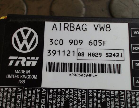 STEUERGERÄT AIRBAG (Sicherheitselektronik) VW Passat Diesel (3C/3CC) 1968 ccm 103 KW 2005>2008
