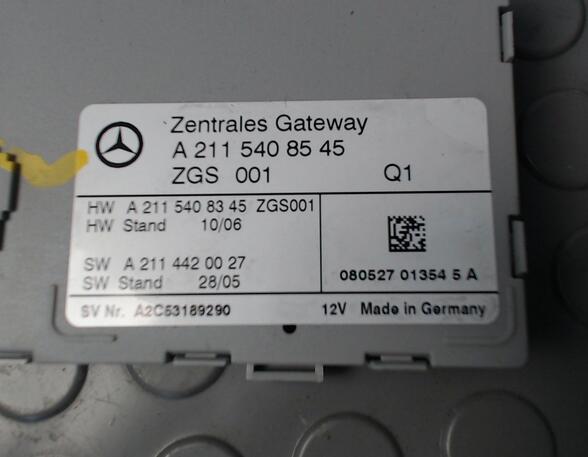 STEUERGERÄT GATEWAY/ ZENTRALES GATEWAY (Steuergeräte) Mercedes-Benz E-Klasse Diesel (211) 2148 ccm 125 KW 2006>2009