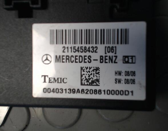 ELEKTRONIKMODUL (Steuergeräte) Mercedes-Benz E-Klasse Diesel (211) 2148 ccm 125 KW 2006>2009