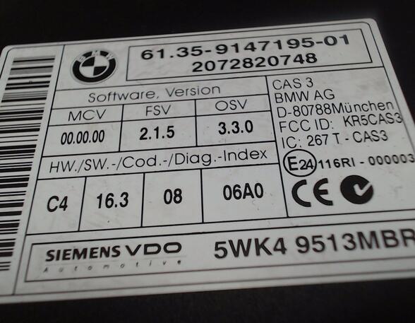 Xenon Light Control Unit BMW 1er (E81), BMW 1er (E87)