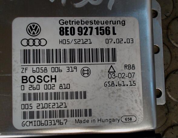 STEUERGERÄT AUTOMATIKGETRIEBE (Schalt-/Automatik-Getriebe) Audi Audi A4 Diesel (8E/8H/QB6) 2496 ccm 132 KW 2001>2004