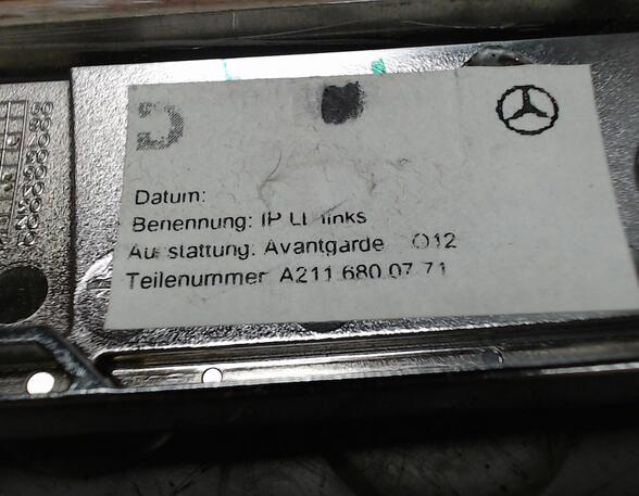 ZIERLEISTE ARMATURENBRETT  (Armaturenbrett / Mittelkonsole) Mercedes-Benz E-Klasse Diesel (211) 2987 ccm 165 KW 2006>2009