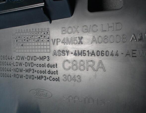 HANDSCHUHFACH  (Armaturenbrett / Mittelkonsole) Ford Focus Benzin (DA3/DB3) 1798 ccm 92 KW 2006>2007