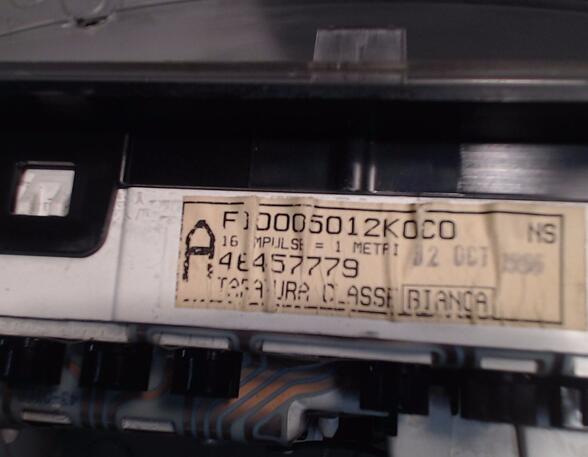 TACHOEINHEIT (Armaturenbrett / Mittelkonsole) Fiat Bravo Benzin (182) 1581 ccm 76 KW 1996>1998