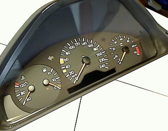 TACHOEINHEIT (Armaturenbrett / Mittelkonsole) Mercedes-Benz E-Klasse Benzin (210) 2397 ccm 125 KW 1997>1999
