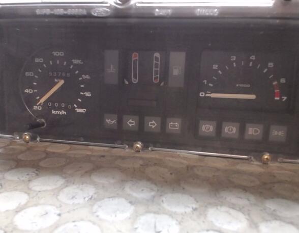 TACHOEINHEIT (Armaturenbrett / Mittelkonsole) Ford Fiesta Benzin 1368 ccm 54 KW 1987>1989