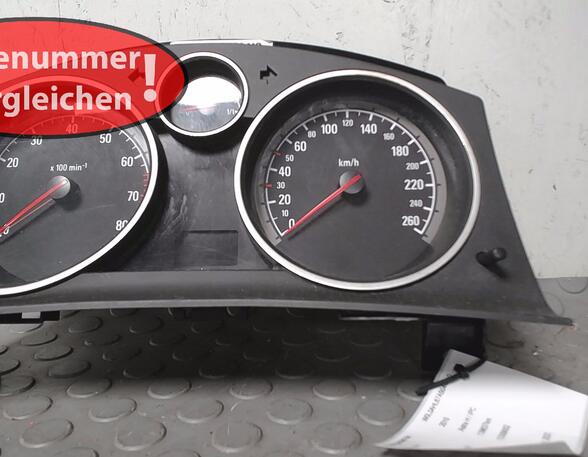 TACHOEINHEIT/ INSTRUMENTENTAFEL ( ENTHEIRATET )  (Armaturenbrett / Mittelkonsole) Opel Astra Benzin (H) 1796 ccm 103 KW 2006>2010