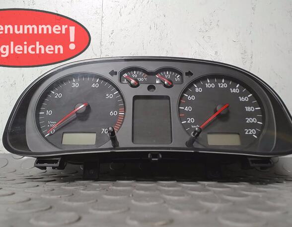 TACHOEINHEIT  (Armaturenbrett / Mittelkonsole) VW Golf Benzin (1 J) 1390 ccm 55 KW 1997>2003
