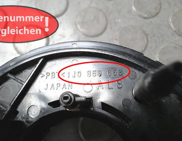 WICKELFEDER/ SCHLEIFRING (Sicherheitselektronik) VW Golf Benzin (1 J) 1390 ccm 55 KW 1997>2003